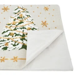 13"x72" Christmas Tree Runner White - Saro Lifestyle