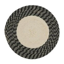 Saro Lifestyle Hand Braided Design Placemats (Set Of 4)