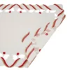 Saro Lifestyle Candy Cane Placemat, 14"x20" Oblong, Ivory (Set Of 4)