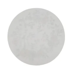 Saro Lifestyle Golden Harvest Fall Wreath Placemat (Set Of 4), White, 15"x15"