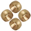 Saro Lifestyle Napkin Rings With Harlequin Design (Set Of 4)