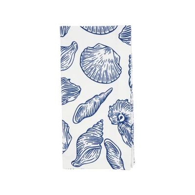 Saro Lifestyle Seaside Sea Shells Napkin (Set Of 4), White 5 Saro Lifestyle Seaside Sea Shells Napkin (Set Of 4), White - Image 5
