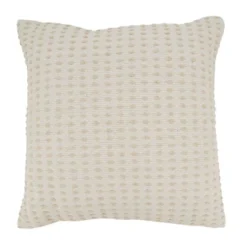 20"x20" Oversize Woven Wonder Dashed Square Throw Pillow Cover - Saro Lifestyle -Saro Lifestyle GUEST 0d9a46e6 1243 4533 9990 e0ed560b9e60