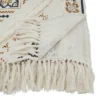 50"x60" Printed And Embellished Throw Blanket - Saro Lifestyle