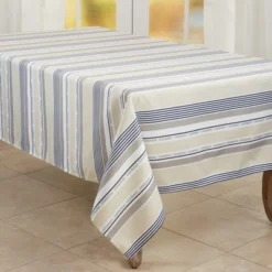 Saro Lifestyle Folksy Tablecloth With Striped Design -Saro Lifestyle GUEST 11c47a1c d7cd 4d11 8bd6 5fe04a4f370f