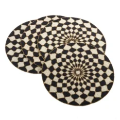 Saro Lifestyle Beaded Design Placemat, 15" Round, Multi -Saro Lifestyle GUEST 12ade1c6 af0e 4822 ad4a 435ca0b1444e