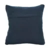 18"x18" Denim Chindi Down Filled Throw Pillow Navy - Saro Lifestyle