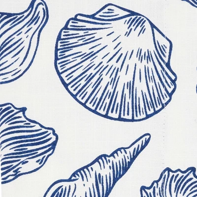 Saro Lifestyle Seaside Sea Shells Napkin (Set Of 4), White 2 Saro Lifestyle Seaside Sea Shells Napkin (Set Of 4), White - Image 2