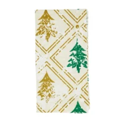 Saro Lifestyle Holiday Table Napkins With Christmas Trees Design (Set Of 4) -Saro Lifestyle GUEST 1508d9f1 6e21 40a3 b2ec 64580d2f05b2