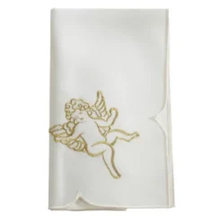 Saro Lifestyle Napkin With Embroidered Cupid Design (Set Of 4) -Saro Lifestyle GUEST 1aa63453 8298 4b89 b43f 1d28e80b9385