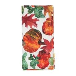 Saro Lifestyle Pumpkin Foliage Dinner Napkins (Set Of 4) -Saro Lifestyle GUEST 1b39c765 b21d 4cb2 97d5 7f304362b7c0