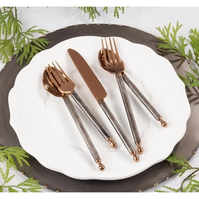 Saro Lifestyle Flatware With Stainless Steel Design 2 Saro Lifestyle Flatware With Stainless Steel Design - Image 2