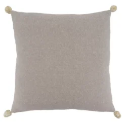 Saro Lifestyle Christmas Tree Pillow - Down Filled, 18" Square, Natural