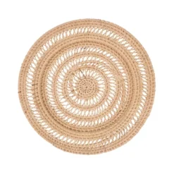 Saro Lifestyle Rustic Rattan Charger Plate (Set Of 4) -Saro Lifestyle GUEST 1d0a5528 8ec7 4f80 ad79 d26b76e53894
