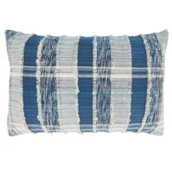 Saro Lifestyle Striped Woven Cotton Throw Pillow With Down Filling -Saro Lifestyle GUEST 1e49b54c f5dc 4f7a b559 389bcb8af7d8