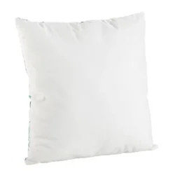 Saro Lifestyle 18"x18" Hibiscus Floral Print Poly Filled Throw Pillow: Decorative Bohemian Indoor Cushion, Zipper Closure