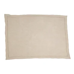 Saro Lifestyle Stonewashed Overlock Edge Placemat (Set Of 4)