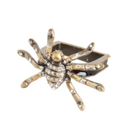 Saro Lifestyle Spider Napkin Ring, Bronze (Set Of 4) -Saro Lifestyle GUEST 23cf9865 e98b 49fa 90df a55475a3d9ab