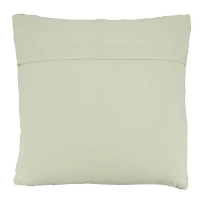 Saro Lifestyle Throw Pillow Cover With Stripes, 20", Blue 1 Saro Lifestyle Throw Pillow Cover With Stripes, 20", Blue