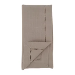 Saro Lifestyle Saro Lifestyle Table Napkins With Hemstitched Border (Set Of 12)