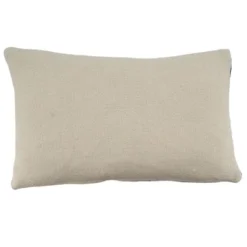 Saro Lifestyle Embroidered + Embellished Decorative Pillow Cover, Black/White, 12"x20"