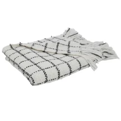Saro Lifestyle Checkered Throw, 50x60 Inches, Multicolored -Saro Lifestyle GUEST 27dd8cec d987 48e6 997c b10a1895f814