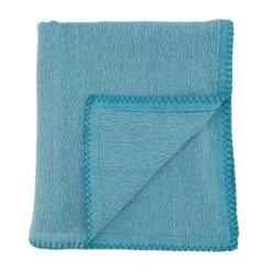 50"x60" Whipstitch Cotton Throw Blanket - Saro Lifestyle