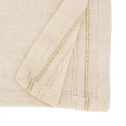 Saro Lifestyle Leno Stripe Elegance Table Runner