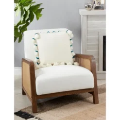 Saro Lifestyle Poly-Filled Tassel Design Throw Pillow -Saro Lifestyle GUEST 2f5b9ec5 4e1f 4b6c 9d61 d692ff8e3e33