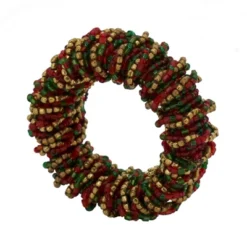 Saro Lifestyle Beaded Design Round Napkin Rings (Set Of 4) -Saro Lifestyle GUEST 30f67853 15b9 4df2 a94f 412ebadc03a5