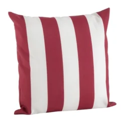 17"x17" Striped Poly Filled Indoor/Outdoor Accent Square Throw Pillow - Saro Lifestyle -Saro Lifestyle GUEST 31168aaa 36c8 48bb 9487 00a8aacded72
