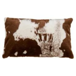 Saro Lifestyle Faux Fur Cow Hide Decorative Pillow Cover -Saro Lifestyle GUEST 3a3fafc7 dc3c 4249 847b f24bf2410cda