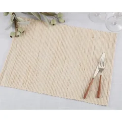 Saro Lifestyle Table Placemats With Water Hyacinth Design (Set Of 4), Beige -Saro Lifestyle GUEST 3e94f1b5 2282 41ff 8b1c 38546c1af98e
