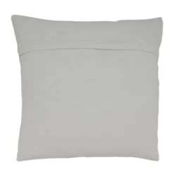 Saro Lifestyle Saro Lifestyle Cotton Pillow Cover With Beaded Flowers, Multi, 16"