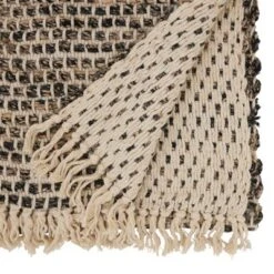 Saro Lifestyle Sleek Striped Table Runner, Beige, 16"x72"