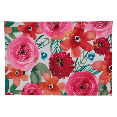 Saro Lifestyle Floral Design Table Mats 4 Saro Lifestyle Floral Design Table Mats - Image 4