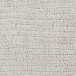 50"x60" Knitted Designed Throw Blanket Ivory - Saro Lifestyle