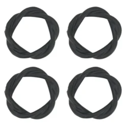 Saro Lifestyle Twisted Resin Napkin Ring (Set Of 4)