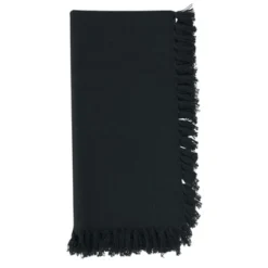 Saro Lifestyle Fringed Design Napkin, 20" Square (Set Of 4) -Saro Lifestyle GUEST 4f65876c 9cf5 45b2 b1b6 cb831a6800eb