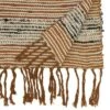 Saro Lifestyle Table Runner With Stripe Design, 16"x72", Orange