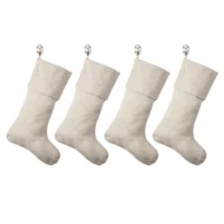 Saro Lifestyle Solid Color Toscana Christmas Stocking -Saro Lifestyle GUEST 550b68cd 2d05 4111 8d9f 0e0c8d8605d5