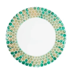 Saro Lifestyle Scalloped Gleam Charger Plate (Set Of 4), 13"x13", Green 9 Saro Lifestyle Scalloped Gleam Charger Plate (Set Of 4), 13"x13", Green -Saro Lifestyle GUEST 568d2c27 4e31 4f2b 8a68 45532ee93d65