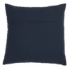 20"x20" Oversize Knotted Rope Square Throw Pillow Navy - Saro Lifestyle