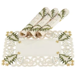 Saro Lifestyle Christmas Tree Placemat (Set Of 4) -Saro Lifestyle GUEST 5ad6ed74 e730 418c 83b9 3cfde931902c