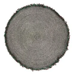 Saro Lifestyle Holiday Harmony Beaded Wreath Border Placemat (Set Of 4) -Saro Lifestyle GUEST 5b1e3c3a 0677 4ae1 96f4 d3ba035cf548