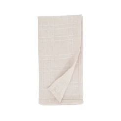 Saro Lifestyle Classic Stitched Plaid Napkin (Set Of 4)