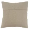 Saro Lifestyle Embroidered Block Print Decorative Pillow Cover, Rust, 20"