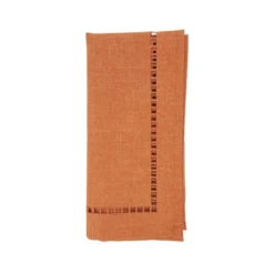 Saro Lifestyle Laser-Cut Hemstitch Napkin (Set Of 4) -Saro Lifestyle GUEST 5f8d197a 5a4a 4a67 b3d7 d45982d5ea6e