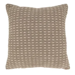 20"x20" Oversize Woven Wonder Dashed Square Throw Pillow Cover - Saro Lifestyle -Saro Lifestyle GUEST 6a0dc852 4a5c 4c1c a9d5 b11b6bfb2f11