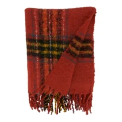 50"x60" Traditional Plaid Throw Blanket - Saro Lifestyle -Saro Lifestyle GUEST 6acf59e2 2c76 4d53 ae4d a2d1554e7748